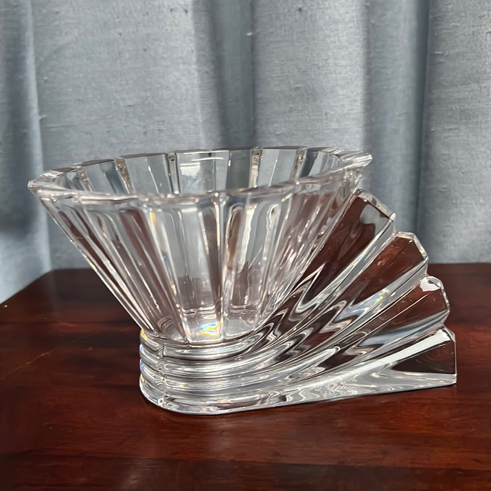 Elegant ROSENTHAL Crystal Glass Tealight Votive "Blossom" Pattern Discontinued!